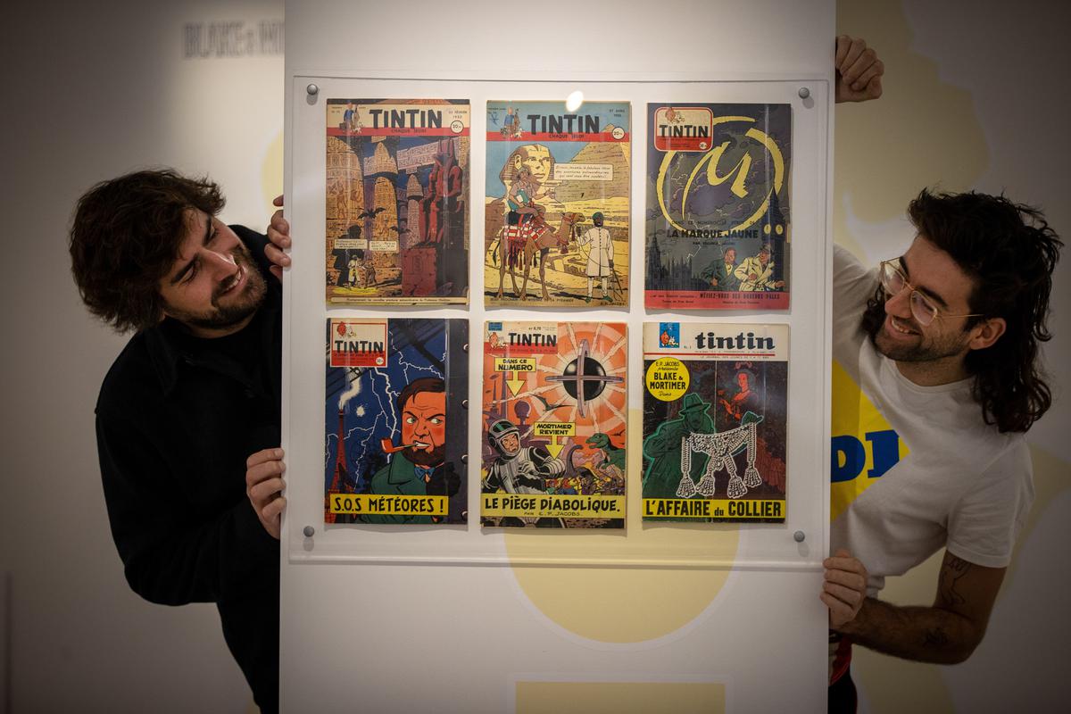 2 Tintin au musée de la BD.